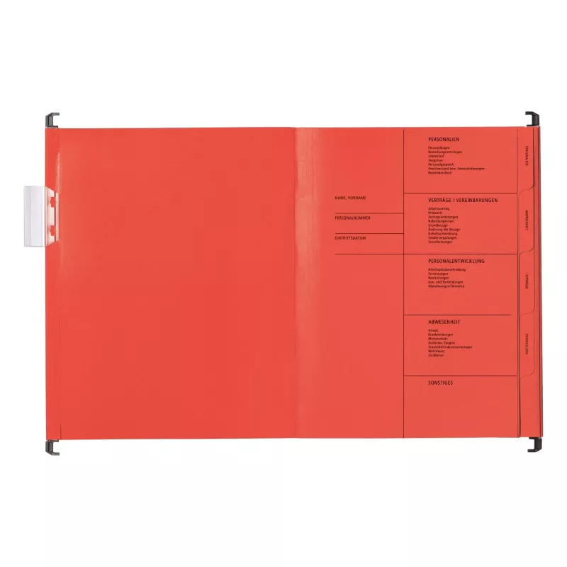 PAGNA 44105-01 ordner conventioneel - A4 - karton - rood - 3 kleppen - 245