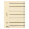 PAGNA tabbladen A4 karton beige 100 stuks ongeperforeerd 180 g/m² 44063-09