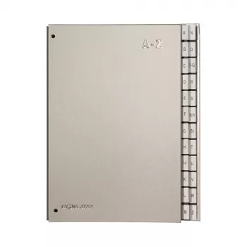 PAGNA verzamelmap A4 karton zilver 340x365x35 mm