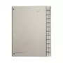 PAGNA verzamelmap A4 karton zilver 340x365x35 mm