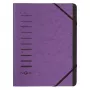 PAGNA verzamelmap A4 aubergine elastiek 245x320 mm 4 mm rug 320 g/m²