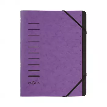 PAGNA documentenmap A4 violet staand formaat 5 mm rug 245 x 320 mm