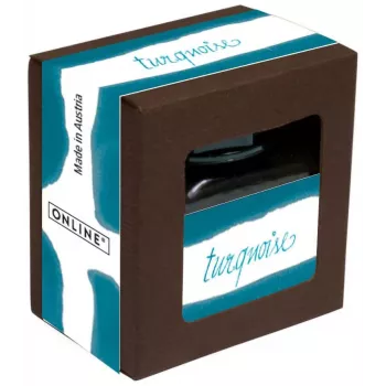 ONLINE inktpot turquoiseblauw 50 ml