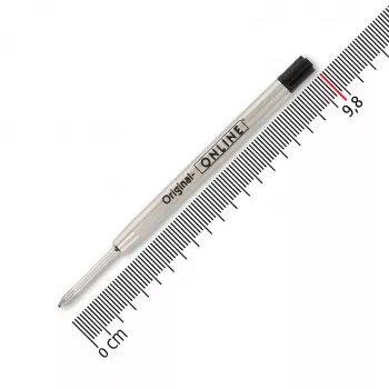 ONLINE balpenvullingen M zwart 3-pack