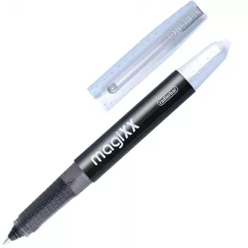 ONLINE MagiXX rollerball pen zwart/zilver 0,7 mm blauwe inkt 1 stuk