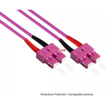 Good Connections glasvezel-patchkabel duplex OM4 (multimode 50/125) SC/ST - 7,5 m