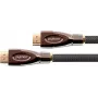 PYTHON High-Speed HDMI met Ethernet-kabel 4K2K/UHD, vergulde contacten, OFC, nylon gevlochten, zwart, 1 m, PYTHON-serie (GC-M0015)