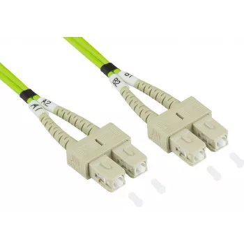 GoodConnections Alcasa LW-8075SC5 glasvezel-patchkabel 7,5 m LSZH OM5 SC duplex groen