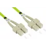 GoodConnections Alcasa LW-8075SC5 glasvezel-patchkabel 7,5 m LSZH OM5 SC duplex groen