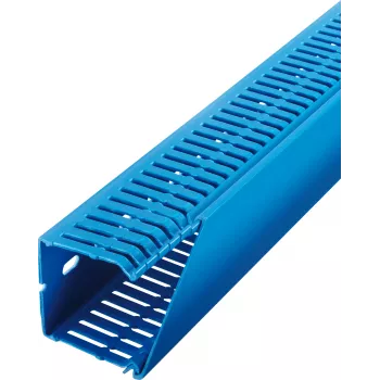 LICATEC Terminal Safety Kabelgoot Blauw RAL 5015 100x80mm 7534-1