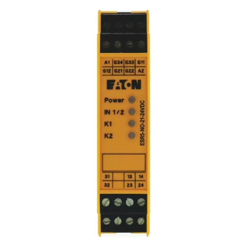 EATON ESR5-NO-21-24VDC Veiligheidsrelais Noodstop 24V DC 2NO+1NC DIN-rail