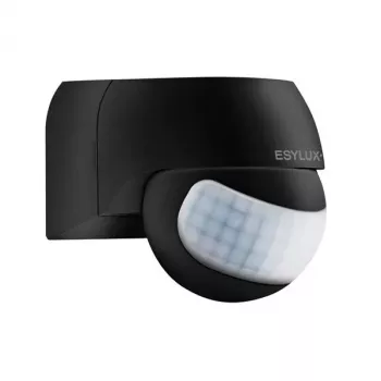 ESYLUX MD 180 Basic bedrade PIR-bewegingsmelder 180° 12m zwart IP44 2,5m