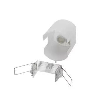 ESYLUX EP10425929 opbouwbehuizing wit polypropyleen 63x63mm