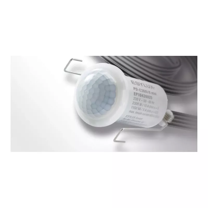 ESYLUX EP10426155 draadloze plafondaanwezigheidsmelder 360° 8m IP55 wit