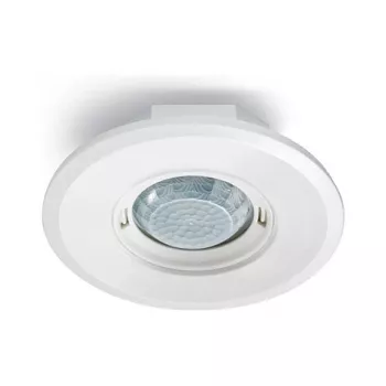 ESYLUX MD-FLAT 360i/8 bedrade plafond-aanwezigheidsmelder wit IP20 2000 lux 2,5m
