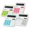 Genie Genius 840 tafelrekenmachine - 10 cijfers - 1 regel - batterij/zonne-energie - roze/wit