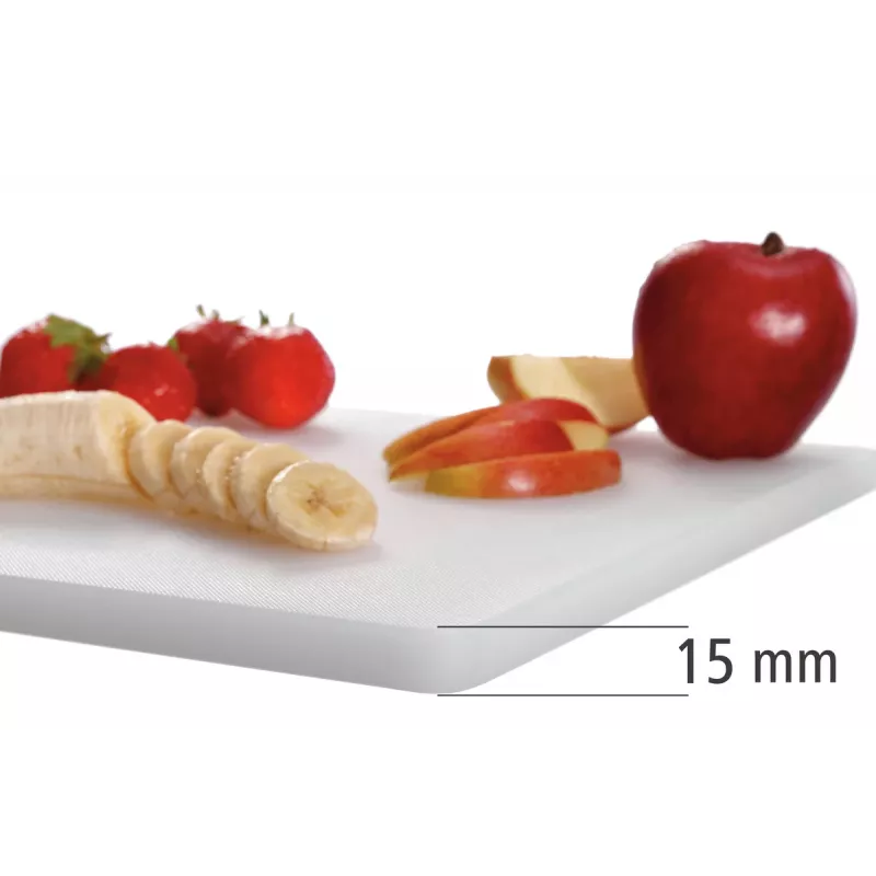 Bartscher A120587 snijplank van polyethyleen wit 400x300x20 mm 1,6 kg