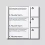 Siedle TM 612-3 W oproepknopmodule - wit - 3 knoppen - Vario-serie