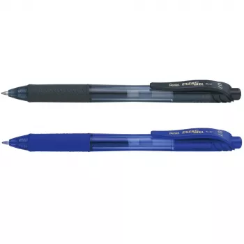Pentel EnerGel-X BL107 gelrollerbalpen 0,35 mm extra fijn, gemengde inktkleuren, 4-pack