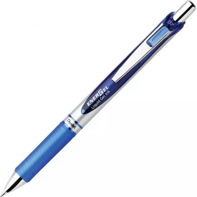 Pentel EnerGel BL77-4COL liquid gel rollerbalpen set - 4 pennen (oranje, roze, lichtblauw, violet) 0,7 mm