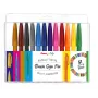 Pentel 12 SES15-12 brush pen set gemengde kleuren