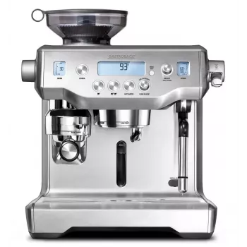 Gastroback 42640 halfautomatische espressomachine met maalwerk, 1600 W, roestvrij staal