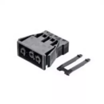 Bachmann inbouwstopcontact zwart 375.507