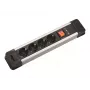 Bachmann CONNECT US stekkerdoos - 4 stopcontacten, 1,8 m kabel, zwart