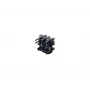 Bachmann GST18i3 power connector, male plug, 3-polig, schroefverbinding, zwart