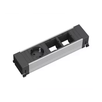 Bachmann POWER FRAME stroominvoermodule met Wieland GST18i3 stekker, zwart