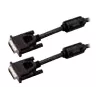 Bachmann DVI-D Single Link kabel - DVI-D (18+1 pin) stekker naar DVI-D (18+1 pin) stekker - 5 m - zwart