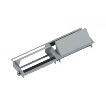 Bachmann CONI DUO Short inbouwstekkerdoos met 2 Schuko-stopcontacten en 2 moduleplaatsen, zwart