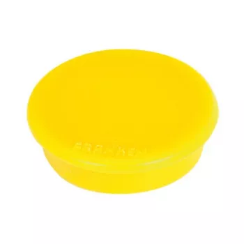 FRANKEN Whiteboard Magneet 13 mm Geel Houdkracht 100 g Verpakking met 10