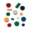 FRANKEN Whiteboard Magneet 13 mm Geel Houdkracht 100 g Verpakking met 10