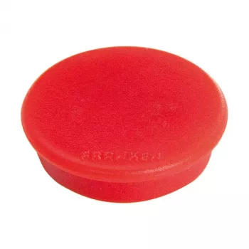 FRANKEN Magneet HM20 01 rond 24mm rood 10 stuks/verpakking