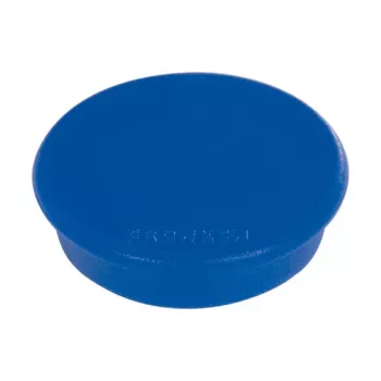 FRANKEN Magneten Blauw Rond 24mm Houdkracht 300g Verpakking met 10