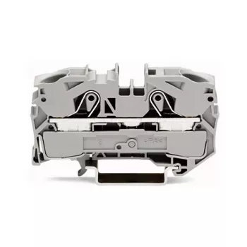 WAGO 2016-1201 doorvoerklem, 16 mm², 800 V, grijs, Push-in CAGE CLAMP