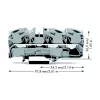 WAGO 2016-1301 doorvoerklem - 12 mm - 91,8 mm - 36,9 mm - 800 V