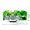 WAGO 2016-1307 3-aderige aardklem, 16 mm²