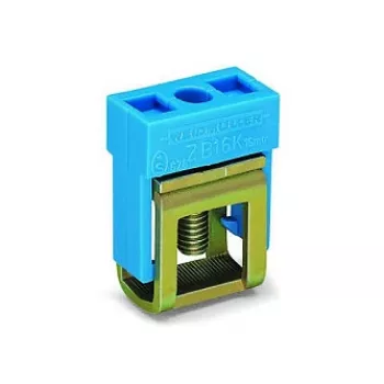 WAGO 210-281 2-aderige rijklem, CAGE CLAMP, grijs, 800V, 24A