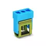 WAGO 210-281 2-aderige rijklem, CAGE CLAMP, grijs, 800V, 24A