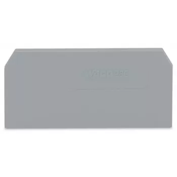 WAGO 280-308 eind- en tussenplaat - grijs - 2,5 mm² - 52,5 mm x 28 mm - 2,41 g