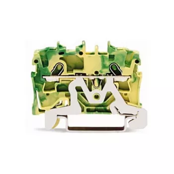 WAGO 2001-1207 2-aderige aardklem, 1,5 mm²