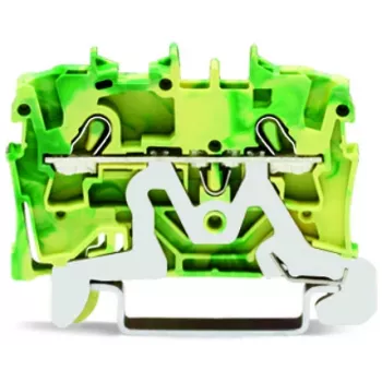 WAGO 2002-1207 2-aderige beschermingsleiderklem, 2,5 mm²