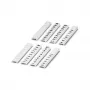 Phoenix Contact ZBF 4 platte markeerstrip voor klemmenblok, wit, 4 mm, nummers 1-10, 10 stuks (0808626:0001)