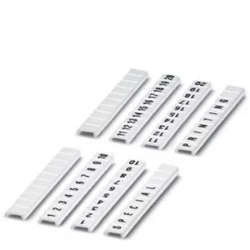Phoenix Contact terminal block markers - wit - 4 mm - 10 stuks (0808626:0011)