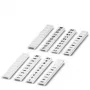 Phoenix Contact terminal block markers - wit - 4 mm - 10 stuks (0808626:0011)
