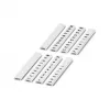 Phoenix Contact ZBF 5 platte markeerstrip voor klemmenblok, wit, 5 mm, nummers 1-10, 10 stuks (0808671:0001)