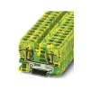 Phoenix Contact ST 10-PE aardklem, veerdruk aansluiting, 10 mm², groen-geel