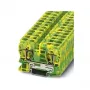 Phoenix Contact ST 10-PE aardklem, veerdruk aansluiting, 10 mm², groen-geel